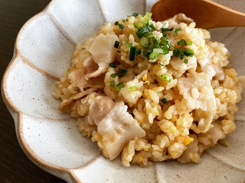 また作って♡とみんなに褒められる!豚バラチャーハン